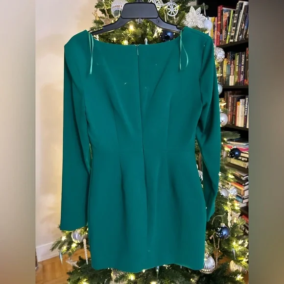 Chic Bright Green Mango Dress - Picture 4 of 5